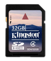 Kingston 32GB SDHC Card (SD4/32GB)